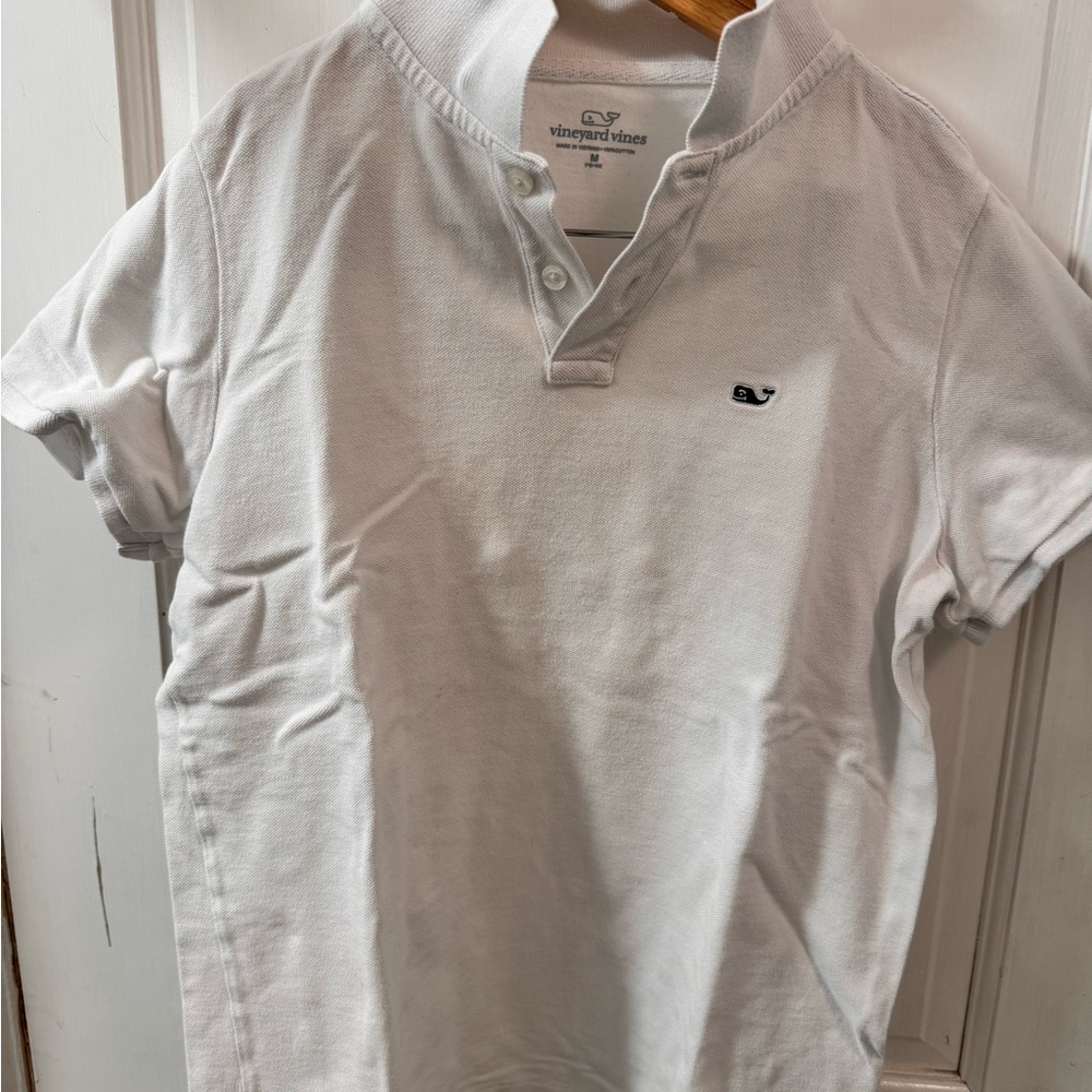 Vineyard Vines Men's Classic White Polo